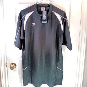 NWT Mizuno Quickdry T-Shirt Tee Activewear Black Men's Size L